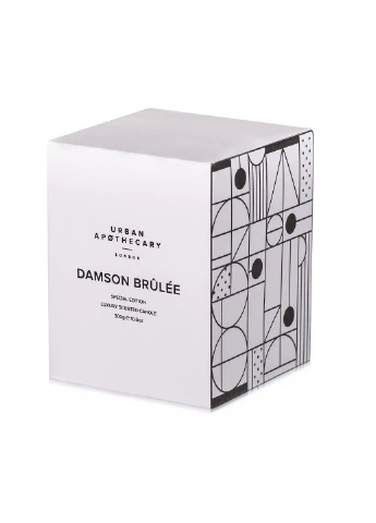 Ароматична свічка з натурального воску Damson Brulee 300 г (UALWDBC300) Urban Apothecary (227516122)