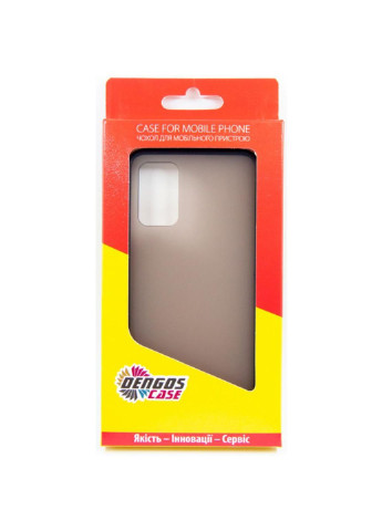 Чехол для мобильного телефона Matt Samsung Galaxy A02s (A025), black (DG-TPU-MATT-65) DENGOS (252572129)