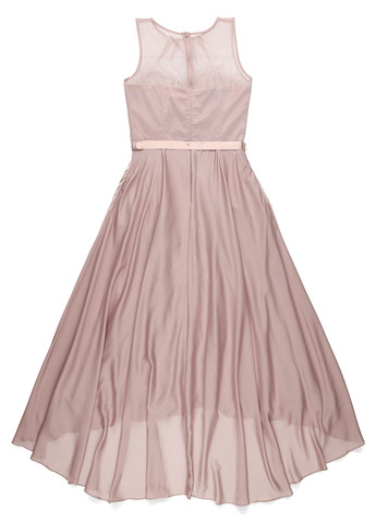 Світло-рожева коктейльна сукня Swing однотонна