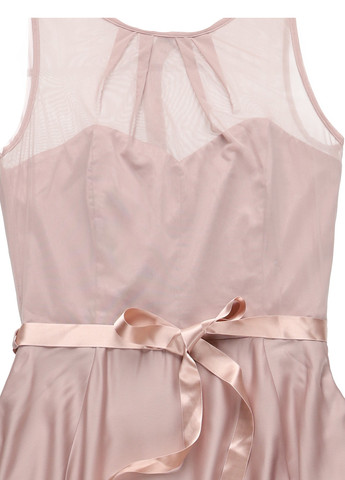Світло-рожева коктейльна сукня Swing однотонна
