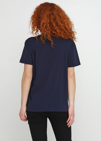 Темно-синяя летняя футболка Primark