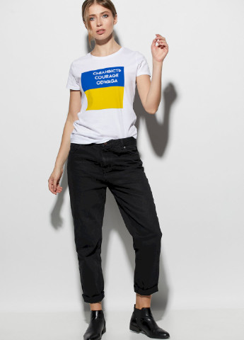 Футболка женская basic /дышащий принт/ YAPPI - (253187157)