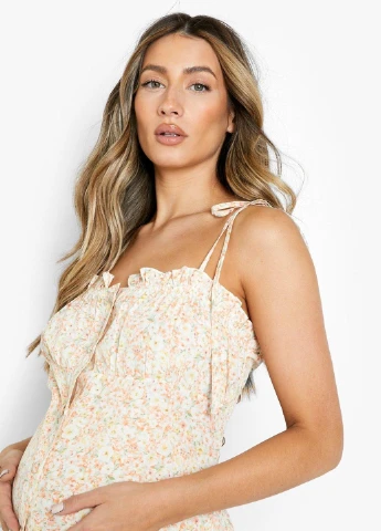 Белое платье Boohoo