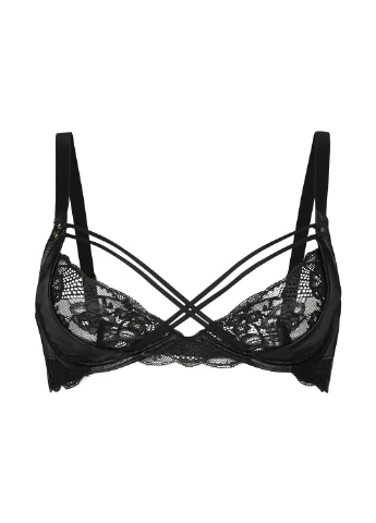 Чорний бюстгальтер Hunkemoller з кісточками поліамід, мереживо