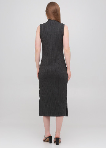 Темно-сіра кежуал сукня сукня-водолазка Monki однотонна
