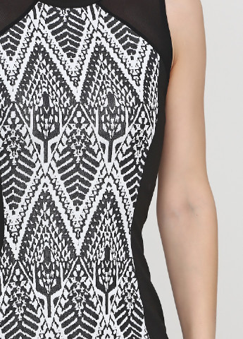 Чорно-білий кежуал плаття, сукня H&M однотонна