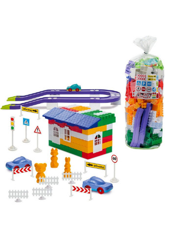 Конструктор детский "Лидер" 57х26х25 см Colorplast (253659816)