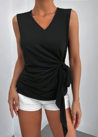 Чорна блуза SHEIN