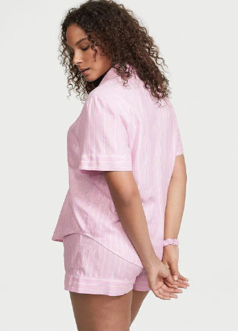 Світло-рожева всесезон піжама (сорочка, шорти) сорочка + шорти Victoria's Secret