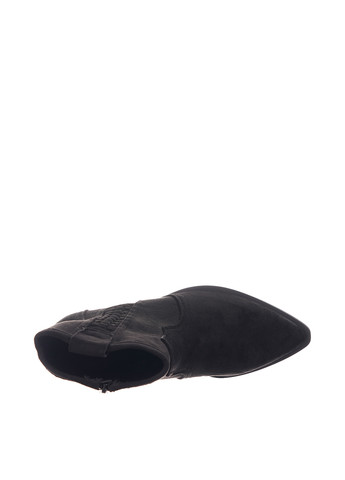 Осенние ботинки казаки UTRAND плетение из искусственной замши