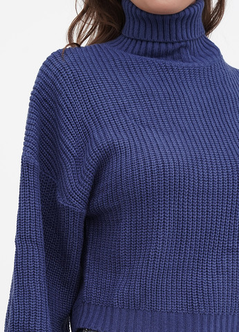 Синий зимний свитер ZAFUL