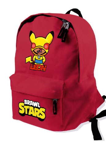 Детский рюкзак Леон Пікачу Бравл Старс (Leon Pikachu Brawl Stars) (9263-2601) MobiPrint (217832347)