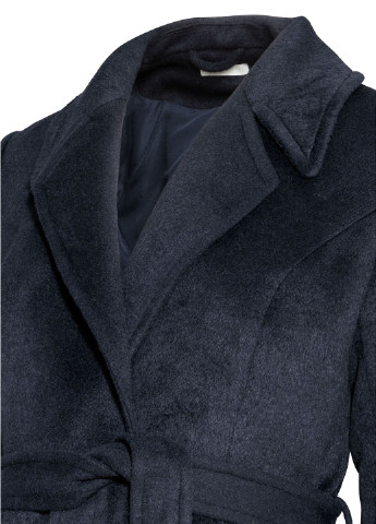 Темно-синее демисезонное Пальто для беременных тренчкот H&M