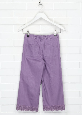 Сиреневые джинсовые летние прямые брюки C&A