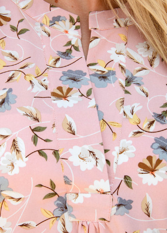 Розовое кэжуал платье Inedit однотонное
