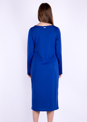 Темно-синя кежуал сукня Time of Style однотонна