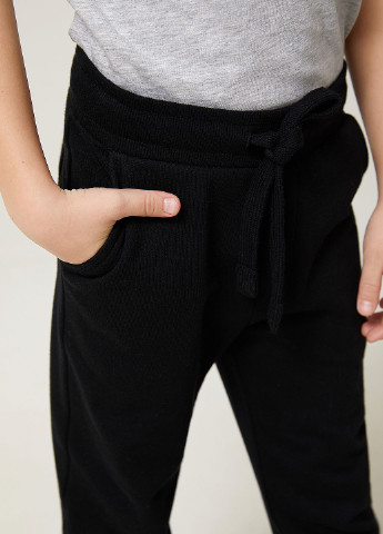 Черные кэжуал демисезонные брюки джоггеры SELA