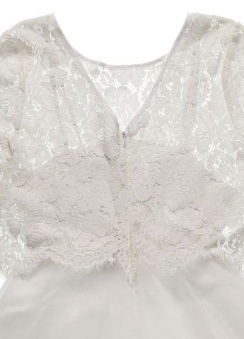 Белое вечернее, коктейльное платье клеш Derhy однотонное