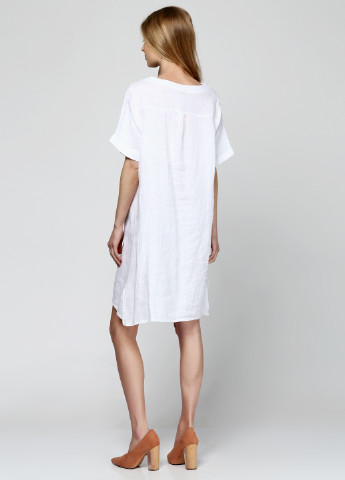 Белое кэжуал платье Made in Italy