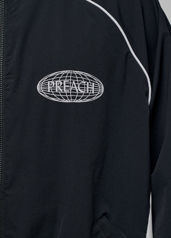 Чорна демісезонна вітровка Preach