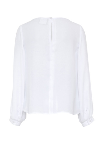 Белая однотонная блузка SLY демисезонная