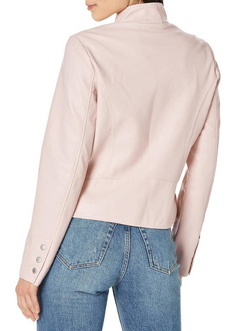 Рожева демісезонна куртка байкерська Levi's