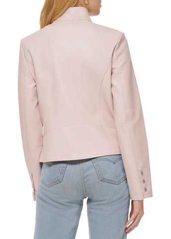 Рожева демісезонна куртка байкерська Levi's