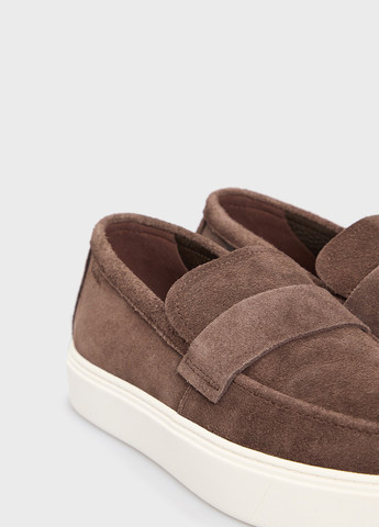 Коричневые кэжуал туфли Calvin Klein без шнурков