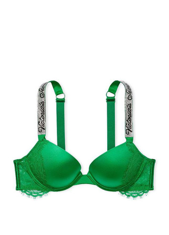 Зелёный бюстгальтер Victoria's Secret с косточками полиамид