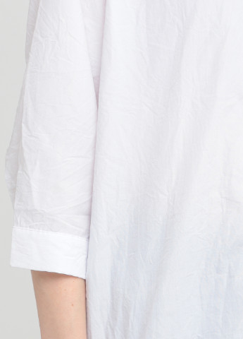 Белая кэжуал рубашка однотонная Fashion Union
