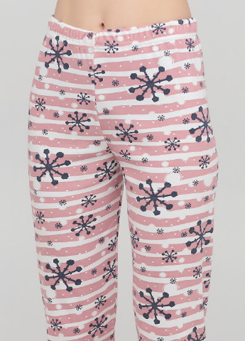Рожева всесезон піжама (лонгслів, штани) лонгслив + брюки Fawn