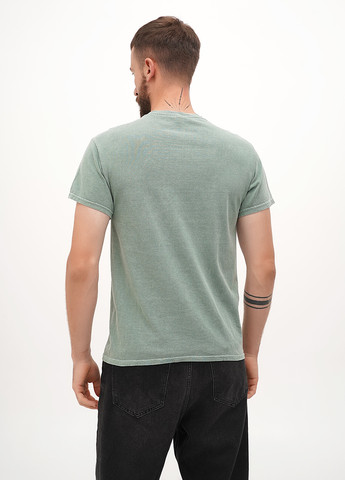 Светло-зеленая футболка Gildan