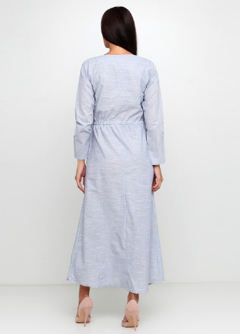 Світло-блакитна кежуал сукня без підкладу Khaleesi меланжева