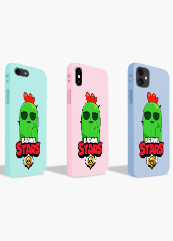 Чехол силиконовый Apple Iphone 7 Спайк Бравл Старс (Spike Brawl Stars) (17361-1013) MobiPrint (219284098)