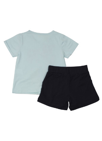 Голубой летний комплект (футболка, шорты) Breeze