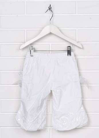 Белые кэжуал летние прямые брюки Grant