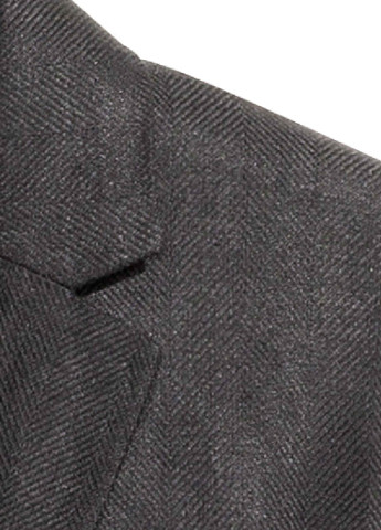 Піджак H&M з довгим рукавом чорний діловий