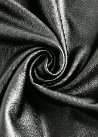 Черная кэжуал однотонная юбка SHEIN плиссе