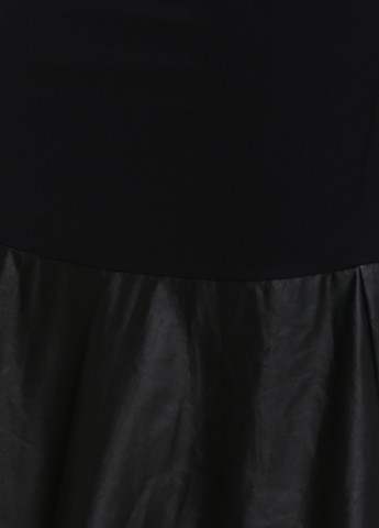 Черное кэжуал платье бандо Cobey однотонное