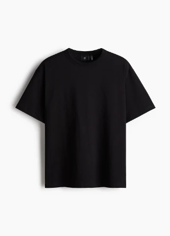 Чорна футболка H&M