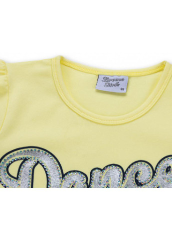 Синее платье с многослойной юбкой "dance" (8754-104g-yellow) Breeze (205765822)