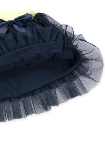 Синее платье с многослойной юбкой "dance" (8754-104g-yellow) Breeze (205765822)