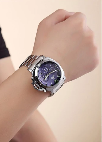 Годинники Silver Blue Silver MG3006 SS Megir (233603347)