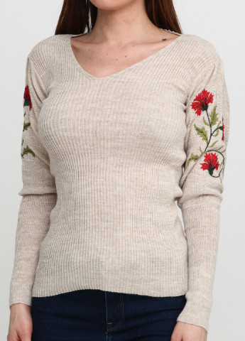 Світло-бежевий демісезонний пуловер пуловер Metin Triko