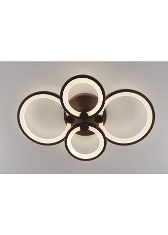 Люстра стельова LED з пультом A2280/2+2-cf Коричневий 10х62х39 см. Sunnysky (253630553)