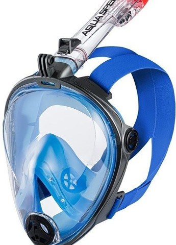 Полнолицевая маска SPECTRA 2.0 7073 синий, черный Муж S/M (5908217670687) Aqua Speed (254295984)