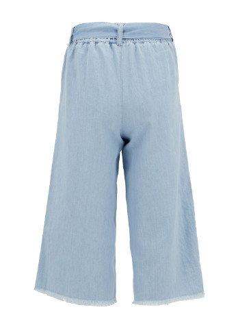 Светло-голубые кэжуал летние кюлоты брюки DeFacto