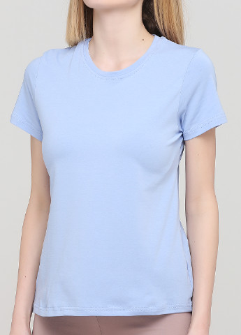 Блакитна літня футболка Shik
