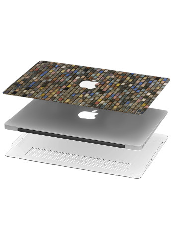 Чехол пластиковый для Apple MacBook Pro 13 A1278 Кирпичный фон (6347-2519) MobiPrint (218861705)