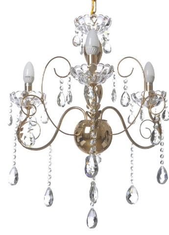 Люстра свічка підвісна прованс кришталева BCL-658S/3 E14 FGD Brille (253885714)